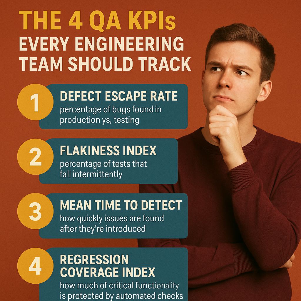 The 4 QA KPIs every engineering team should track.